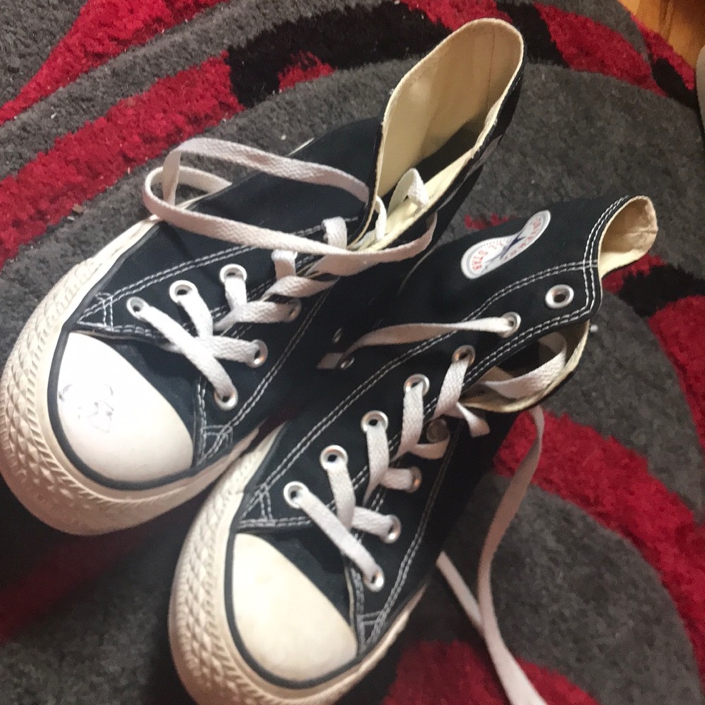 Converse black and white sneakers